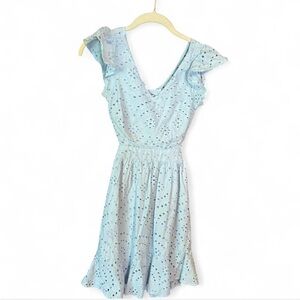 Jessica Simpson Sky Blue Eyelet Dress